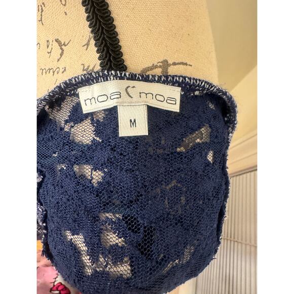 Moa Moa Women’s sweater Blue size M - Picture 6 of 7